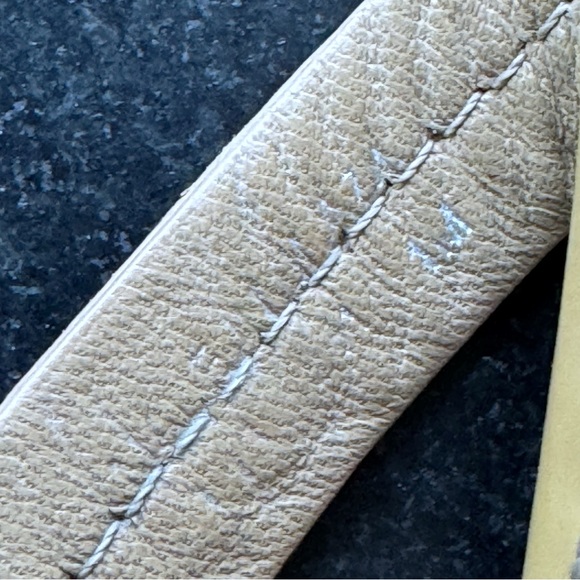 TORY BURCH MILLER TAN PATENT SANDAL Sz 10.5/11 CLASSIC BEACH COASTAL VACATION - Picture 10 of 13